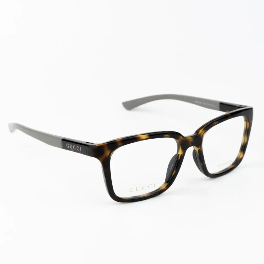SALE! NEW Gucci GG1738O 002 Havana Grey Unisex Square Eyeglasses GG 1738O